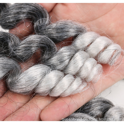 8 inch Wand Curl Braids Hair 20 Strands Jamaican Bounce Synthetic Braiding Hair Crochet Braids Hair